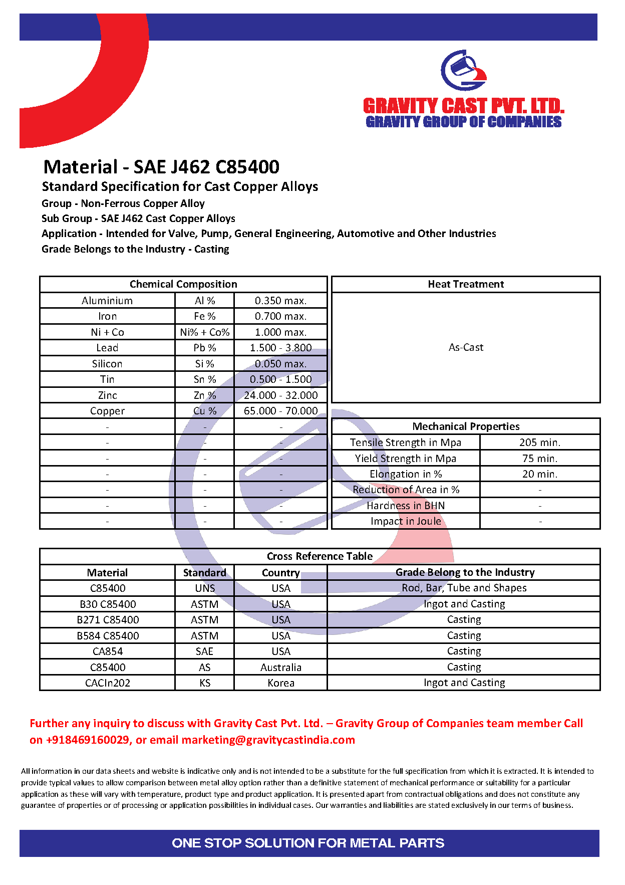 SAE J462 C85400.pdf